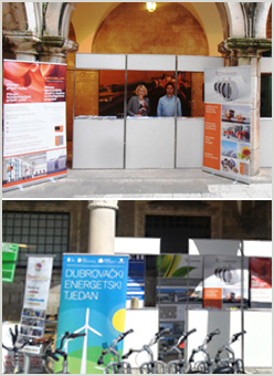 Tehnokom's exhibition area at Dubrovnik Eco Energy fair