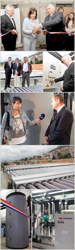 projekt solarnog hlađenja Vodovoda Dubrovnik