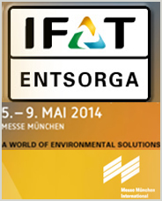 flyer of the IFAT 2014