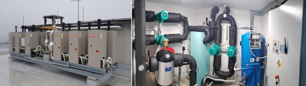 Energy renewal of the heating system in a residential and office building in Bjelovar