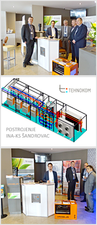 Tehnokom's exhibition area on the International Scientific & Expert Meeting of Gas Professionals